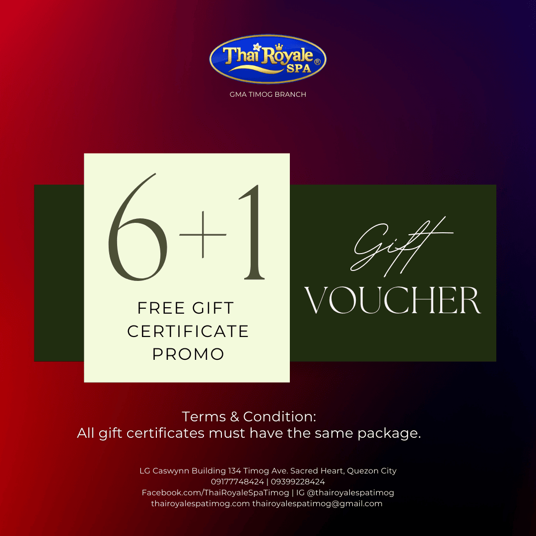 BUY 6 GIFT CERTIFICATES AND GET 1 FREE BUY 6 GIFT CERTIFICATES AND GET 1 FREE